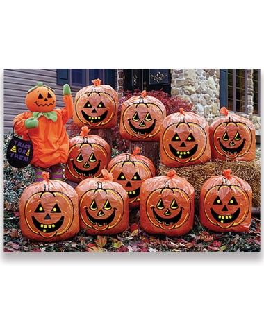 Pumpkin Leaf Bags